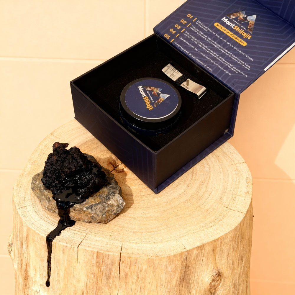 MontShilajit : Résine Pure de l'Himalaya, Testée en Laboratoire, 100% Naturel.