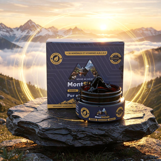 MontShilajit : Résine Pure de l'Himalaya, Testée en Laboratoire, 100% Naturel.