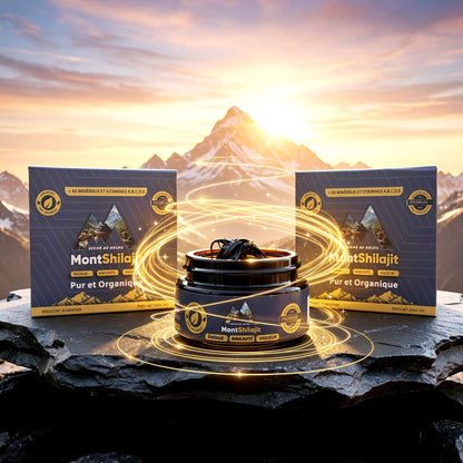 MontShilajit : Résine Pure de l'Himalaya, Testée en Laboratoire, 100% Naturel.