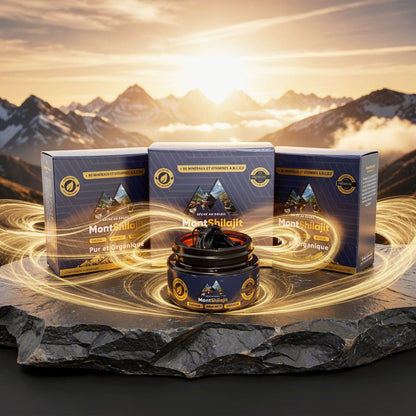 MontShilajit : Résine Pure de l'Himalaya, Testée en Laboratoire, 100% Naturel.