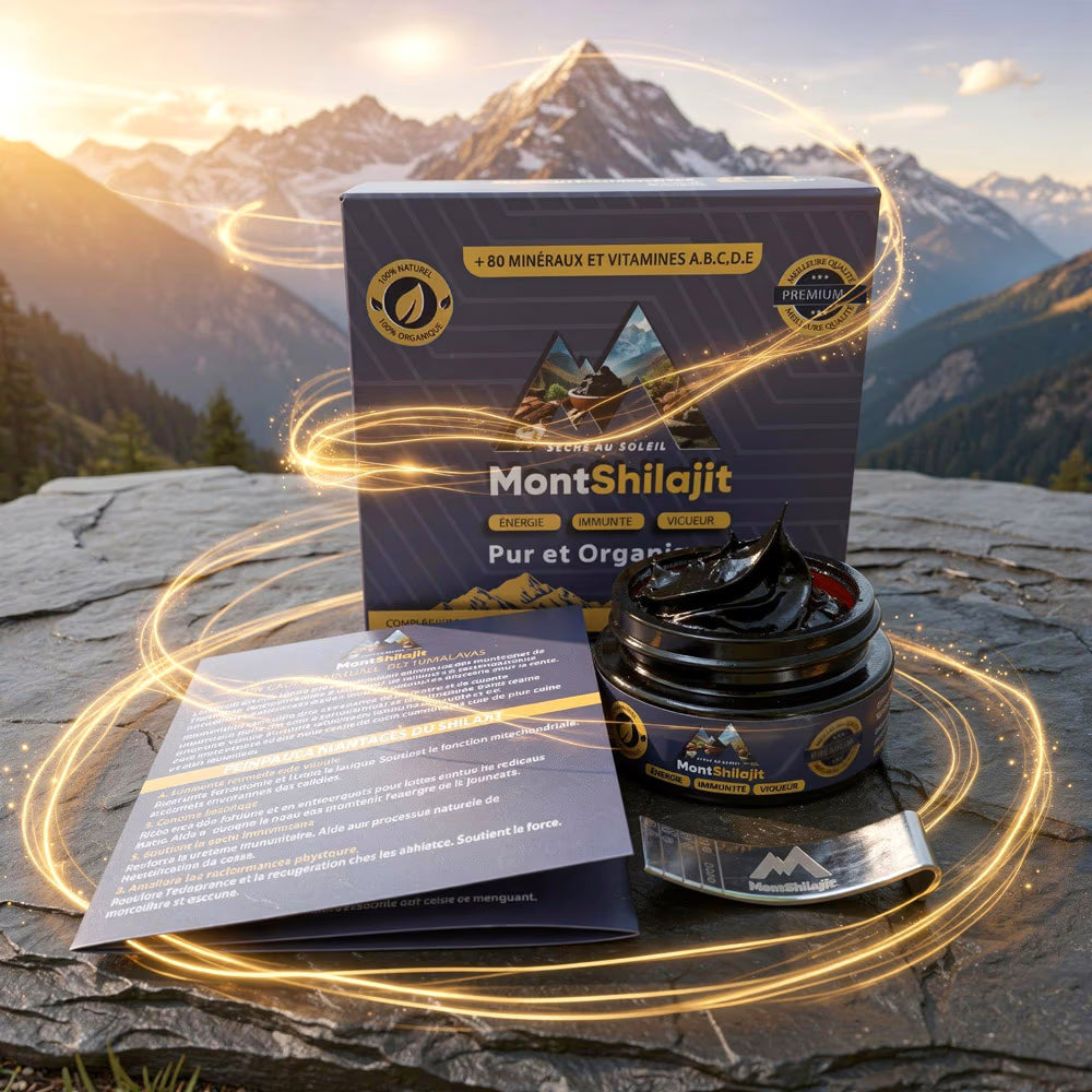 MontShilajit - Résine Minérale Naturelle de l'Himalaya (20g)