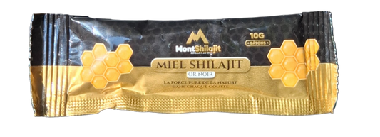 Stick de Miel au Shilajit (Unité 10g) : Le Format Découverte
